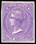 Stamp of Mauritius » Later Issues 1863-72 1d brown, 6d violet, 6d blue green, 9d yel