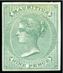 Stamp of Mauritius » Later Issues 1863-72 1d brown, 6d violet, 6d blue green, 9d yel