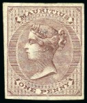 Stamp of Mauritius » Later Issues 1863-72 1d brown, 6d violet, 6d blue green, 9d yel