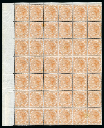 Stamp of Mauritius » Later Issues 1879-80 New Currency 4c orange, brilliant mint cor