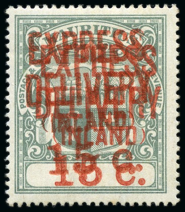 Stamp of Mauritius » Later Issues Express delivery 1904 15c grey-green error surchar