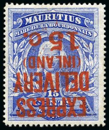 Stamp of Mauritius » Later Issues Express delivery 1903-04 surcharged in one operati