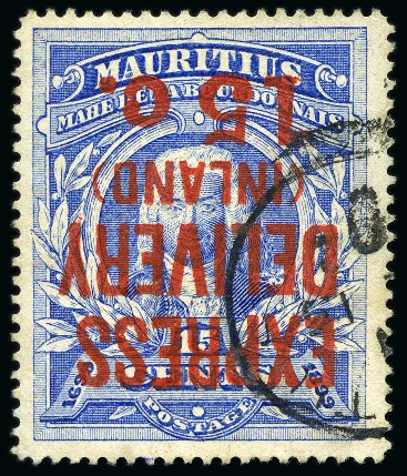 Stamp of Mauritius » Later Issues Express delivery 1903-04 surcharged in one operati