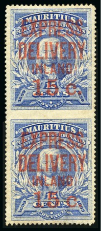 Stamp of Mauritius » Later Issues Express delivery 1903-04 surcharged in one operati