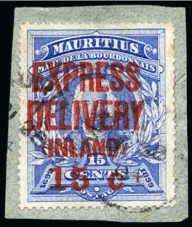 Stamp of Mauritius » Later Issues Express delivery 1903-04 smaller figures of value 
