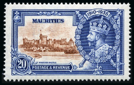 Stamp of Mauritius » Later Issues 1935 Silver Jubilee collection including set perfo