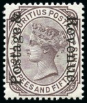 Stamp of Mauritius » Later Issues 1902-10 KEVII mint range with 1902 12c on 18c bloc