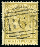 Stamp of Mauritius » Mauritius Used in Rodrigues (B65) 1878-85 Range with "B65" numerals, from 8c on 2d, 