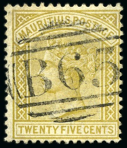 Stamp of Mauritius » Mauritius Used in Rodrigues (B65) 1878-85 Range with "B65" numerals, from 8c on 2d, 