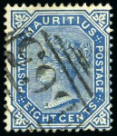 Stamp of Mauritius » Mauritius Used in Rodrigues (B65) 1878-85 Range with "B65" numerals, from 8c on 2d, 