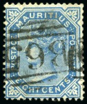 Stamp of Mauritius » Mauritius Used in Rodrigues (B65) 1878-85 Range with "B65" numerals, from 8c on 2d, 