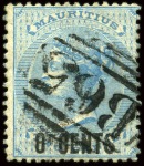 Stamp of Mauritius » Mauritius Used in Rodrigues (B65) 1878-85 Range with "B65" numerals, from 8c on 2d, 