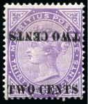 Stamp of Mauritius » Later Issues 1887-1893 Issues incl. varieties of SG.118 incl. i