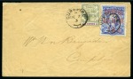 Stamp of Mauritius » Later Issues 1861-1903, Group of six covers with various franki