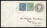 Stamp of Mauritius » Later Issues 1861-1903, Group of six covers with various franki