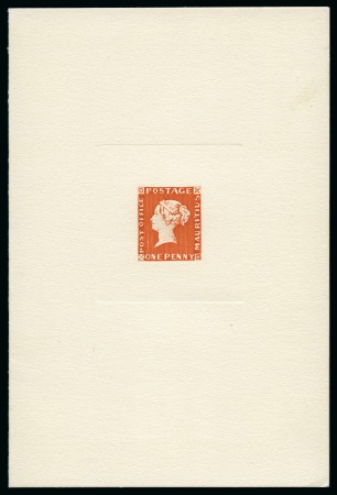 Stamp of Mauritius » 1847 Post Office Issue (SG 1-2) 1955 Stanley Godden christmas card with excellent 