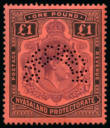 Stamp of Nyasaland COLLECTIONS: 1929-47, Mint SPECIMEN group incl. 19