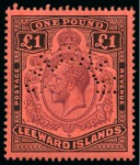 Stamp of Leeward Islands COLLECTIONS: 1928-46, Mint nh SPECIMEN group incl.