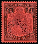 Stamp of Leeward Islands COLLECTIONS: 1928-46, Mint nh SPECIMEN group incl.