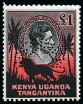 Stamp of Kenya, Uganda and Tanganyika » Kenya, Uganda and Tanganyika COLLECTIONS: 1935-46, Mint nh SPECIMEN group incl.