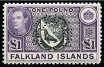 Stamp of Falkland Islands COLLECTIONS: 1929-46, Mint nh SPECIMEN group incl.