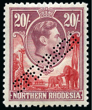 Stamp of Northern Rhodesia COLLECTIONS: 1929-46, Mint SPECIMEN group incl. 19