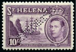 Stamp of St. Helena COLLECTIONS: 1934-46, Mint nh SPECIMEN group incl.