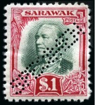 Stamp of Sarawak COLLECTIONS: 1929-47, Mint nh SPECIMEN group incl.