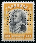 Stamp of Sarawak COLLECTIONS: 1929-47, Mint nh SPECIMEN group incl.