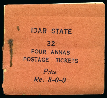 Stamp of Indian States » Idar 1944 Four different booklets of 8 booklet panes ea
