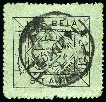 Stamp of Indian States » Las Bela 1901-02 1/2a unused and used selection of differen