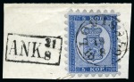 Stamp of Finland » 1860 Coat of Arms (Russian Currency) 5k Blue, roulette I & II, cliché settings LK and L