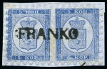 Stamp of Finland » 1860 Coat of Arms (Russian Currency) 5k Blue, roulette I & II, cliché settings LK and L