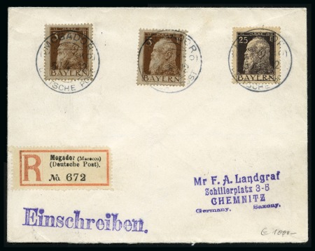 Stamp of Germany » German Foreign Offices » German Post in Morocco 1900-11 Attractive group of 51 covers & cards show