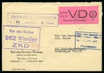 Stamp of Germany » Germany Collections and Large Lots 1949-58 G.D.R.: Attractive accumulation of 106 cov