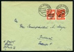 Stamp of Germany » Germany Collections and Large Lots 1947-49 BERLIN: Attractive accumulations of 100 co