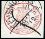 Stamp of Finland » 1856-58 10 Kopek 10k Carmine: Balance collection of this value comp