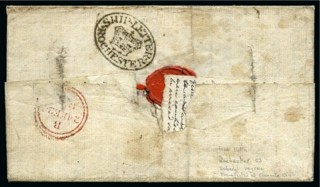 Stamp of Great Britain » Postal History » Pre-Adhesive & Stampless 1813 Letter from Malta (contents referring to the 