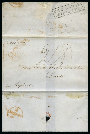 Stamp of Great Britain » Postal History » Pre-Adhesive & Stampless 1842ca. Cover from Hong Kong to London (ex Rothsch