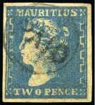 Stamp of Mauritius 1848-1967, Mint & used collection from 1848-59 1d 