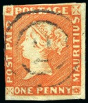 Stamp of Mauritius 1848-1967, Mint & used collection from 1848-59 1d 