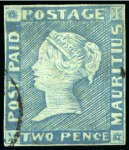 Stamp of Mauritius 1848-1967, Mint & used collection from 1848-59 1d 