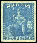Stamp of Mauritius 1848-1967, Mint & used collection from 1848-59 1d 