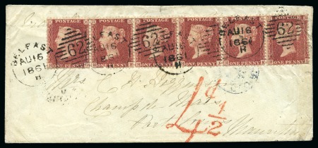 Stamp of Mauritius 1830-81, Collection of 82 covers incoming to Mauri