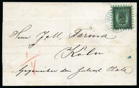 Stamp of Finland » 1860 Coat of Arms (Finnish Currency) 8p Black on ribbed yellow-green paper, roulette II