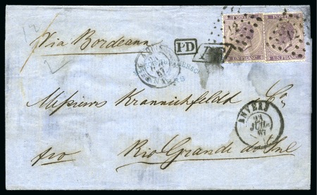 Stamp of Belgium » Belgique. Léopold 1er - Nouveau Type (COB 17-21) 15 lettres affranchies au départ de Fosses (20c an