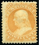 Stamp of United States 1851-1971, Mint collection starting with 1875 repr