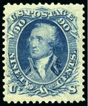 Stamp of United States 1851-1971, Mint collection starting with 1875 repr