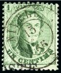 Stamp of Belgium 1851-66, 583 timbres et 8 lettres avec oblitératio