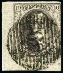 Stamp of Belgium 1851-66, 583 timbres et 8 lettres avec oblitératio